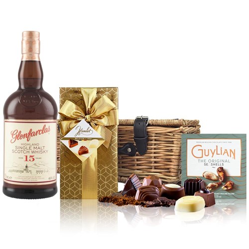 Glenfarclas 15 Year Old 70cl And Chocolates Hamper